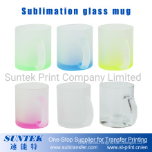 New Sublimation 11oz Blank Frosted Glass Mug